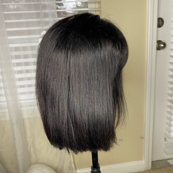 10” Indian Straight Bob Closure Wig main image 5